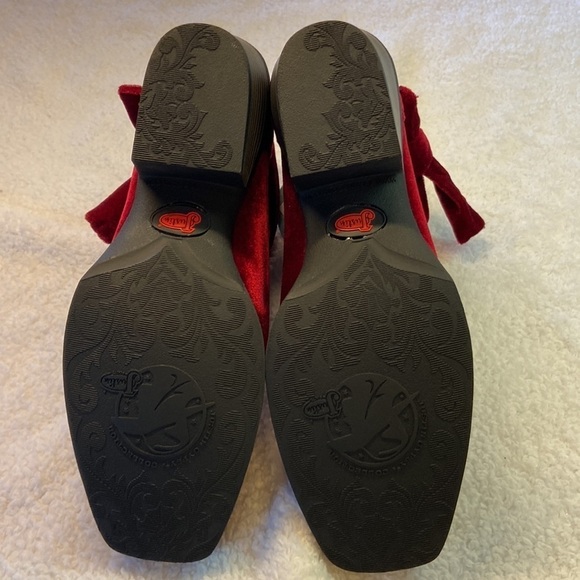 Justin Boot Womens Chellie Velvet Color: Red Style L9758 Rodeo, Horseback NWT - Picture 5 of 11